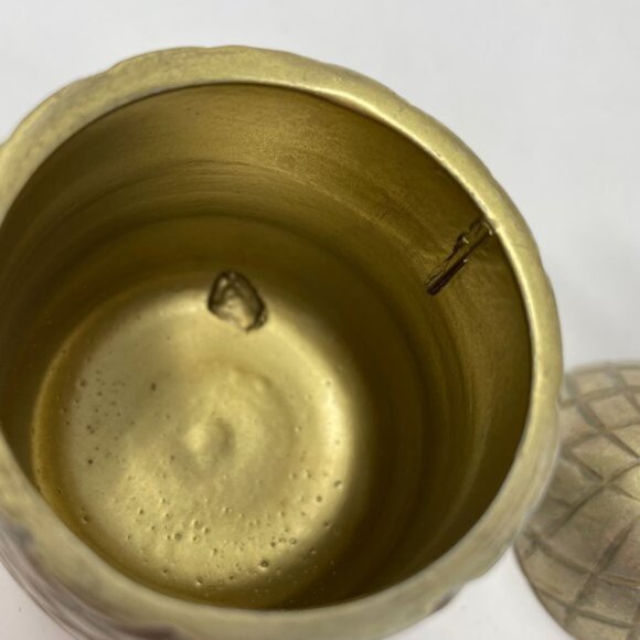 Jodhpuri MINI GOLD PINEAPPLE SHOT CUPS MUGS - SET OF 2 - Picture 7 of 8